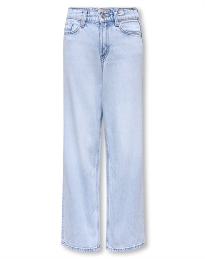 Kids Only - KOGSilky Soft Wide Denim Jeans - Light Blue Denim